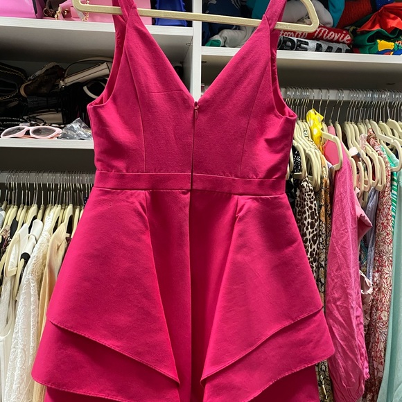 Halston Heritage Flounce Dress - Picture 2 of 4